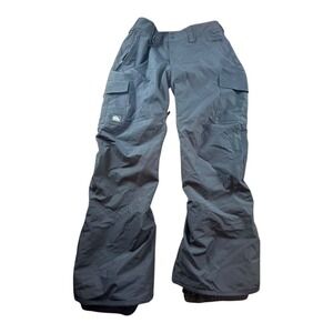 Quicksilver Porter Snowboarding Pants‎ Medium Black *Flawed* Read Description